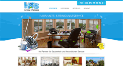 Desktop Screenshot of haushalt-buero-service.de