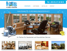 Tablet Screenshot of haushalt-buero-service.de
